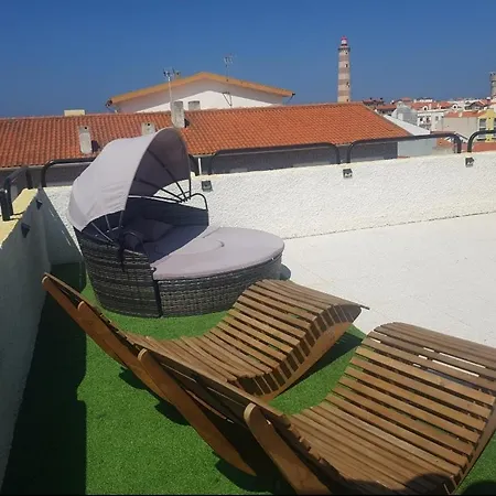 شقة Vasco Da Gama T2 Com Terraco Da Barra *