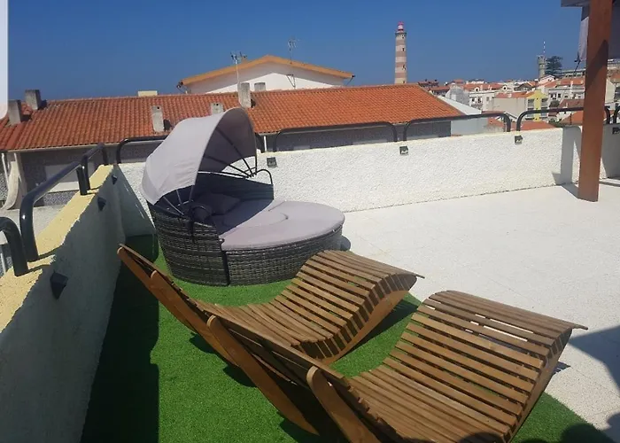 شقة Vasco Da Gama T2 Com Terraco Da Barra *